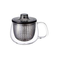 KINTO UNITEA 22917 Unimug, 350ml, Gray, Heat-Resistant Glass, pilka spalva