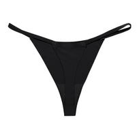 Customized high-end foreign trade thong female sexy thin belt seamless ice silk summer thin skin breathable yoga underwear S