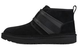 UGG Neumel Snapback Buckle Fleece Lined Snow Boots Black 1118570-BLK 45