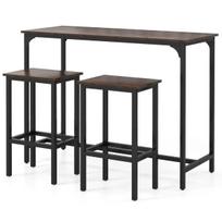 Baro stalo rinkinys 120 x 48 x 91 cm 3 vnt.