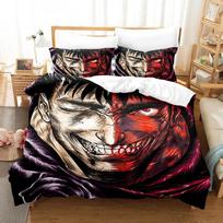 Anime Berserk Bedding Set Boys Girls Twin Queen Size Duvet Cover Pillowcase Bed Kids Adult Fashion Home Textileextile 135x200cm