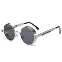 Alloy Steam Punk Sun Glasses for For Gents For Ladies Stylish Round Mirror Glasses Designer Vintage Sun Glasses Vintage Eyeglasses UV400
