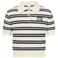 little MO&Co. Kids' Striped Polo Shirt 130