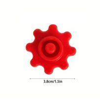 Flexible Silicone Tube Cap Gear-Style Easy-to-Use Silicone Hose Plugs White Red Tube Caps