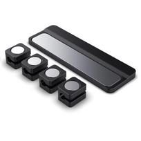 Under Desk Magnetic Cable Management Holder, Adjustable Wire Keeper Cord Storage Organizer Cable Clips Pad juoda