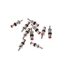 5V1 Threaded AV Schrader Valve Core Flat Bottom 10/20Pcs Bicycle Scooter Bike Replacement + Tool