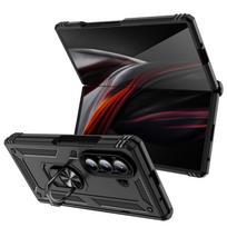 Armor Phone Case for Samsung Galaxy Z Fold 7 6 5 Fold7 Fold6 Fold5 Sockproof Ring Holder Hinge Protection Hard Plastic Cover Galaxy Z Fold7 juoda