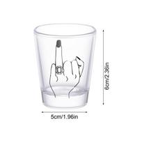 Bride And Groom Glasses Ring Finger Design Liquor Glasses For Newlywed Couple Whiskey Drinkware Collectible For Christmas Bridal 2pcs