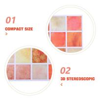 30Pcs Waterproof 3D Peel and Stick Tile Stickers PVC Self Adhesive Backsplash Wall Decor for Kitchen Bathroom Modern Mosaic other