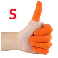 30pc Disposable Latex Finger Cots Anti-Static Powder Free Rubber Fingertips Finger Protector Gloves Protective Finger Cots S/M/L