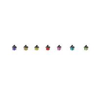 Luminous Mini Garden Decor Stakes, glow-in-the-dark design, exquisite small ornaments for bonsai landscaping, courtyard decor