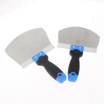 Stainless Steel Putty Knife Paint Scraper Comfort Two-Tone Handle for Wallpaper Removal Drywall Repair Home Decoration Tools A