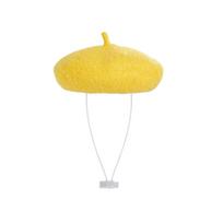 Adjustable Cat Beret Hat Breathable Comfortable Cat Sunscreen Hat Wool Adorable Cute Pet Painter Hat for Cats and Dogs