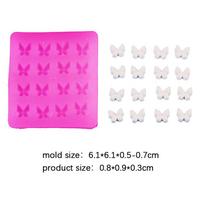 1Pcs Resin Butterfly Shape Epoxy Molds Charm Pendant Silcone Moulds Ultra-Light Clay Handmade Butterfly Mold