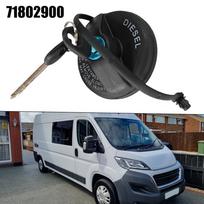 Saugus kuro bako dangtelis su užraktu FIAT DUCATO, BOXER, RELAY Transporto priemonėms. Komplekte 2 raktai. Originalios dalies numeris 71802900. Patikimai tinka. China Mainland