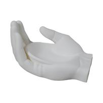 Vanity Tray Palm Shaped Jewelry Storage Tray Plastic 3D Printing Palm Ornament Decorative Minimalist Keys Holder Desktop Display