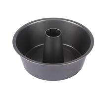 Practical Hollow Fluted Tube Cake Pan Non-Stick Carbon Steel Bread Baking Pan Round Heat Resistant Chiffon Cake Pan Dessert