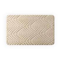 Household Absorbent Jacquard Bathroom Rug Non-slip Thickened Shower Mat Plush Rectangular Bath Mat Laundry Room (Khaki,15.75x23.62 in) chaki