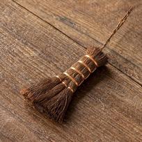Traditional Tea Cleaning Brush Handmade Natural Palm Hair Brush Asian Style Vintage Tea Ware Scrubber Tea Accessories