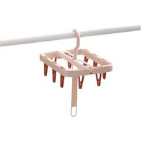 10/20 Clips Collapsible Clothes Drying Rack Plastic Windproof Sock Drying Clip Space Saving Hanging Drying Rack Clothes