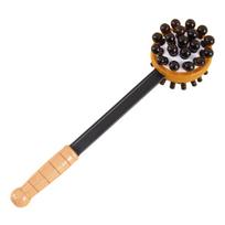 Double Head Massage Hammer Multi-Functional Relaxation Muscle Percussion Massager Handheld Wood Muscle Relaxation Tool Household