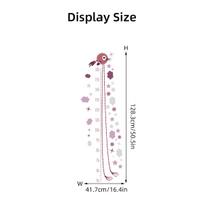 Balloon Rabbit Wall Stickers for Baby Girls Room Kids Room Height Ruller Grow Up Chart Height Measurement Wall Decals Nursery