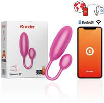 ONINDER Denver Vibrating Egg Rožinė 7x2.7 cm App-Controlled Atsparus vandeniui