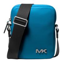 Michael Kors MK Rivington Adjustable Shoulder Strap Shoulder Crossbody Bag Small Men bags Peacock-Blue 37R4LRVC2B-PACIFIC Basic Set (Bag+Dust Bag)