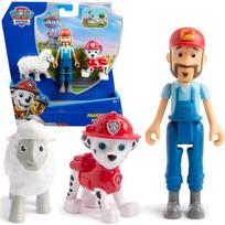 Psi Patrol 3 Figurki Farmer Al I Owca Marshall Zestaw Zatoka Przygód