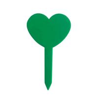 100PCS Waterproof Plant Labels Tags Reusable Durable Plant Growth Label Heart Shaped Horticultural Signage