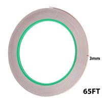 20M Copper Foil Tape Single Side Conductive Shielding Tape Snail Tape Stain Glass Home-Appliance DIY Copper-Tapes