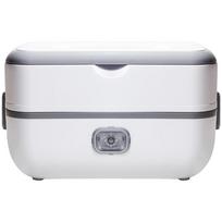Electric Lunch Box Steamer Cooker Water Add Multi Function Heat Preservation Bentos Two Layer Stainless Steel Liner For Office