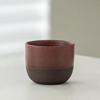 Japoniškas keramikos arbatos puodelis Retro matinis grublėtas molis Espresso puodeliai Rankų darbo kavos keramikos puodelis Gėrimų indai Dovana 120ml raudona