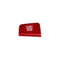 For BMW 5 7 Series G60 G70 Car Interior Engine Start Stop Button Cover Real Carbon Fiber Sticker Accessories Auto Modifications