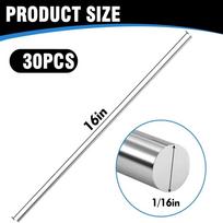 Stainless Steel ER308L TIG Rods 30 pcs Filler Wire for General Fabrication Low Splatter Rust Resistant Performance China Mainland