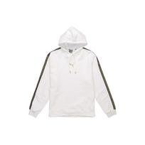 PUMA Bronzing Printing Fleece Lined Stay Warm hooded Knit White Men's 587139-02 XS