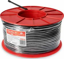 Kabelis RG6 Spacetronik DOKA PE 4K Trishield 100m