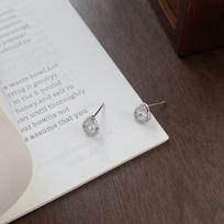 S999 Sterling Silver Zircon Water Drop Stud Earrings for Women - Elegant, Versatile, and Luxurious. Pure Silver