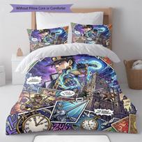 JoJos Bizarre Adventure Comfortable Soft Duvet Cover, Children Bedding Set Gift,Size  Different Sizes -HE96 135x200cm