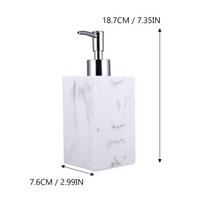 1Set Exquisite Resin Pump Soap Dispenser Press Type Liquid Dispensing Bottle for Household Bathroom Kitchen Shampoo Hand Wash balta