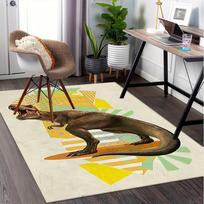 Charming Dinosaur Chair Mat: Perfect Home Decor,Office Rug,Gift for Any Room!0109012A 100cm x 120cm