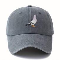 Pigeon print baseball cap for both Unisex and Women stylish and simple design for daily leisure and outdoor sports Adjustable