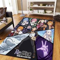 Re Zero Carpet for Living Room & Bedroom, Home Decor Cool Movie & Play Floor Mat -HE47 60x90cm