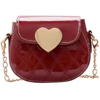 Lovely Patent Leather Children's Crossbody Bags Cute Little Girls Mini Shoulder Bag for Kids Fashi Coin Purse Small Handbags