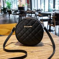Women Artificial Pu Leather Messenger  Bag With Adjustable Handle Fashion Mini Rust-proof Zipper KTY