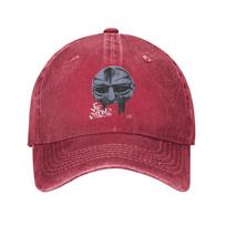 Rapper Mf Doom  Sun Baseball Cap  Casual Unisex Adult Washed Trucker Hat Breathable Custom DIY Kpop Rock Snapback Cap Gift Idea One Size