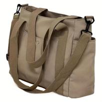 Large Capacity Canvas Shoulder Bag, Daily Tote Bag, Multifunctional Women's Shoulder Bag, Handbag Shoulder Bag chaki