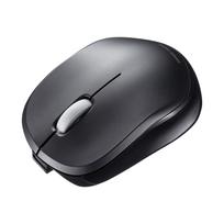 Sanwa Supply Silent Bluetooth Blue LED Mouse (Rechargeable, Black) MA-BBS308BK