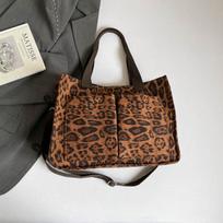 Large Capacity Casual Tote Bags Leopard Print Handbag Women's Crossbody Shoulder Bag Suitable for Daily Use And Outings Travel 35x25x14cm ruda