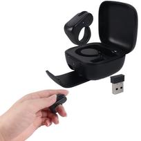 Ring Mouse with Bluetooth2.4G Connection, Touchpad, Finger Mouse, Ring Design, Rechargeable, Charging Case Included, for